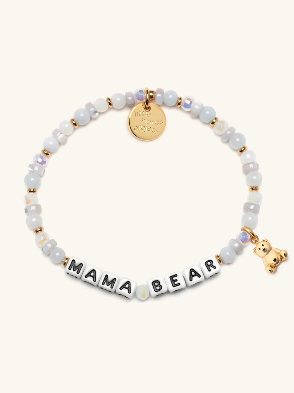 Little Words Project Mama Bear Charm Bracelet - Size M/L - NWT!!     new jewelry